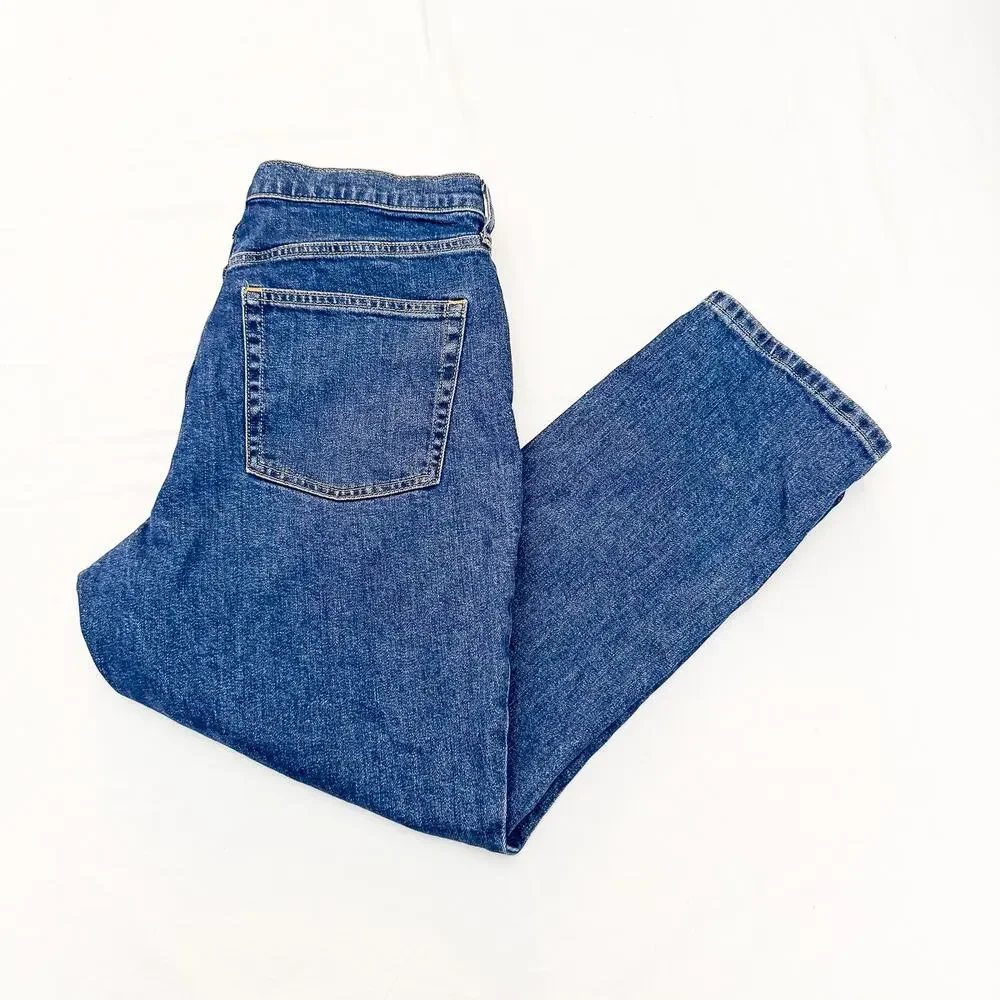 Everlane The Original Cheeky Jean Zip Fly Straight Leg Denim Size 32 Short - Picture 9 of 9